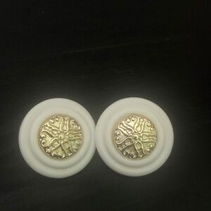 Gold Treasure Clip-On Earrings
